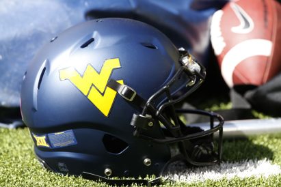 article image - WVU blue helmet